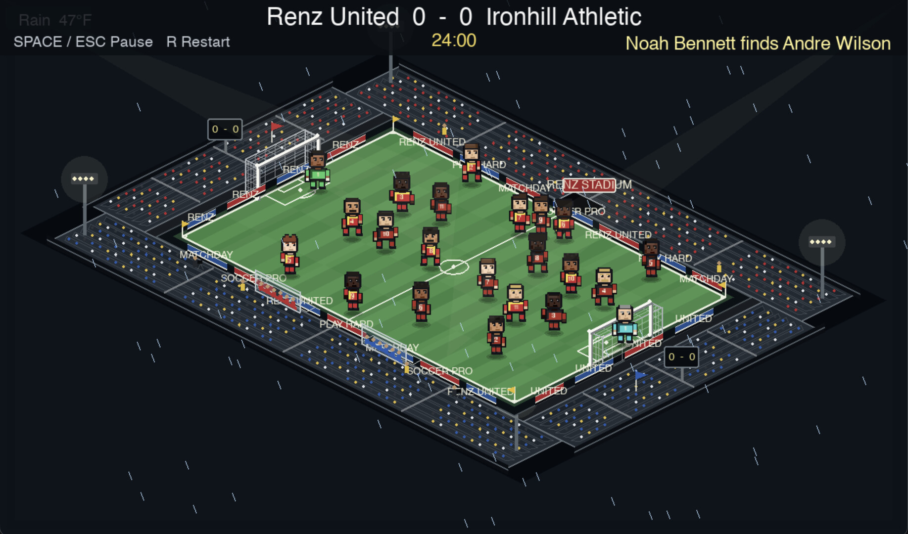 Renz Soccer Sim скриншоты