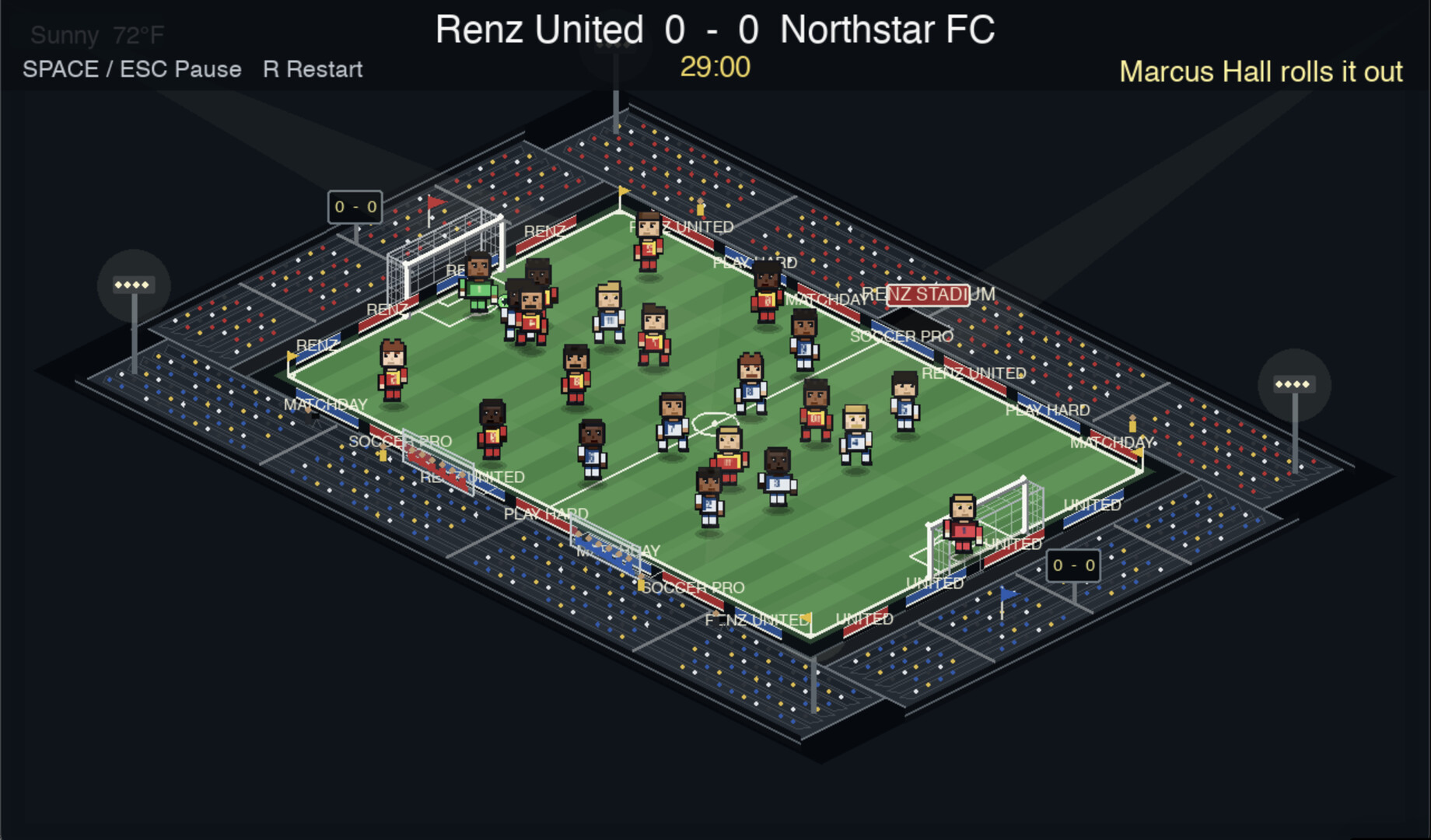 Renz Soccer Sim скриншоты