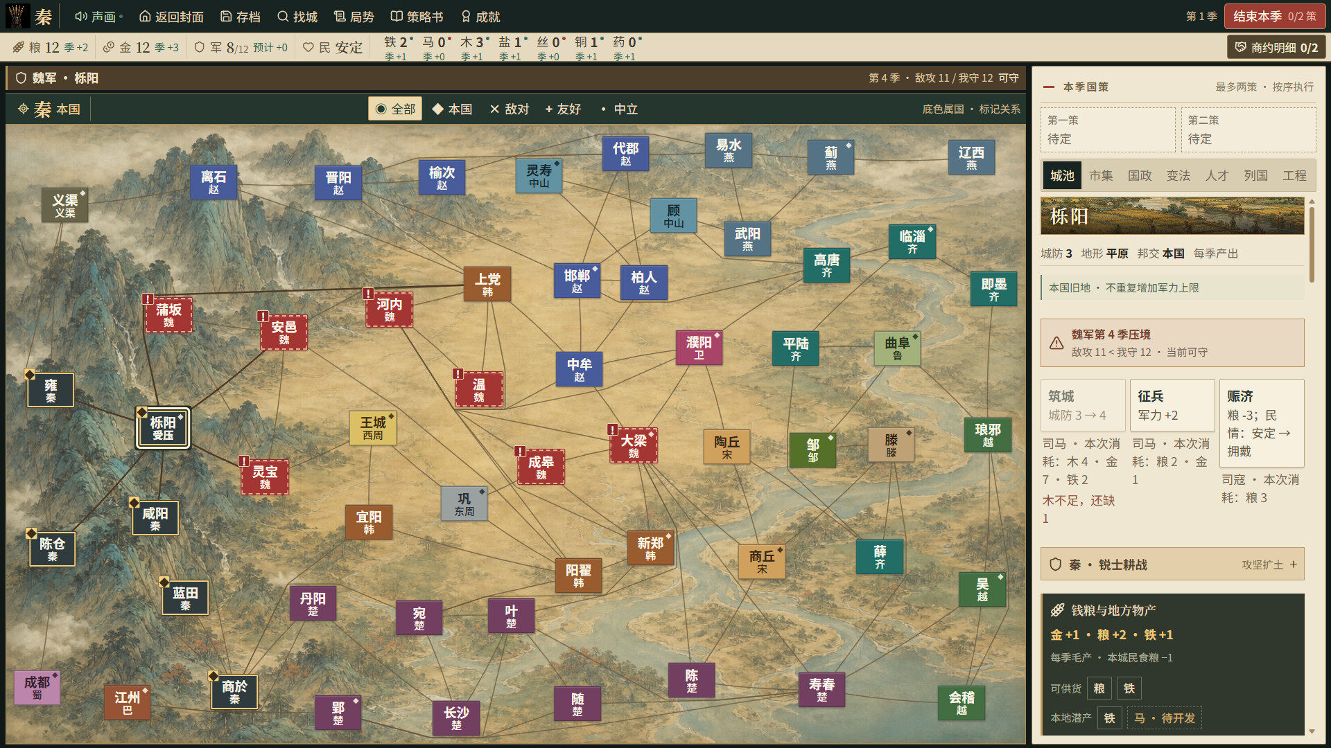 Warring States: Seven Hegemons игра