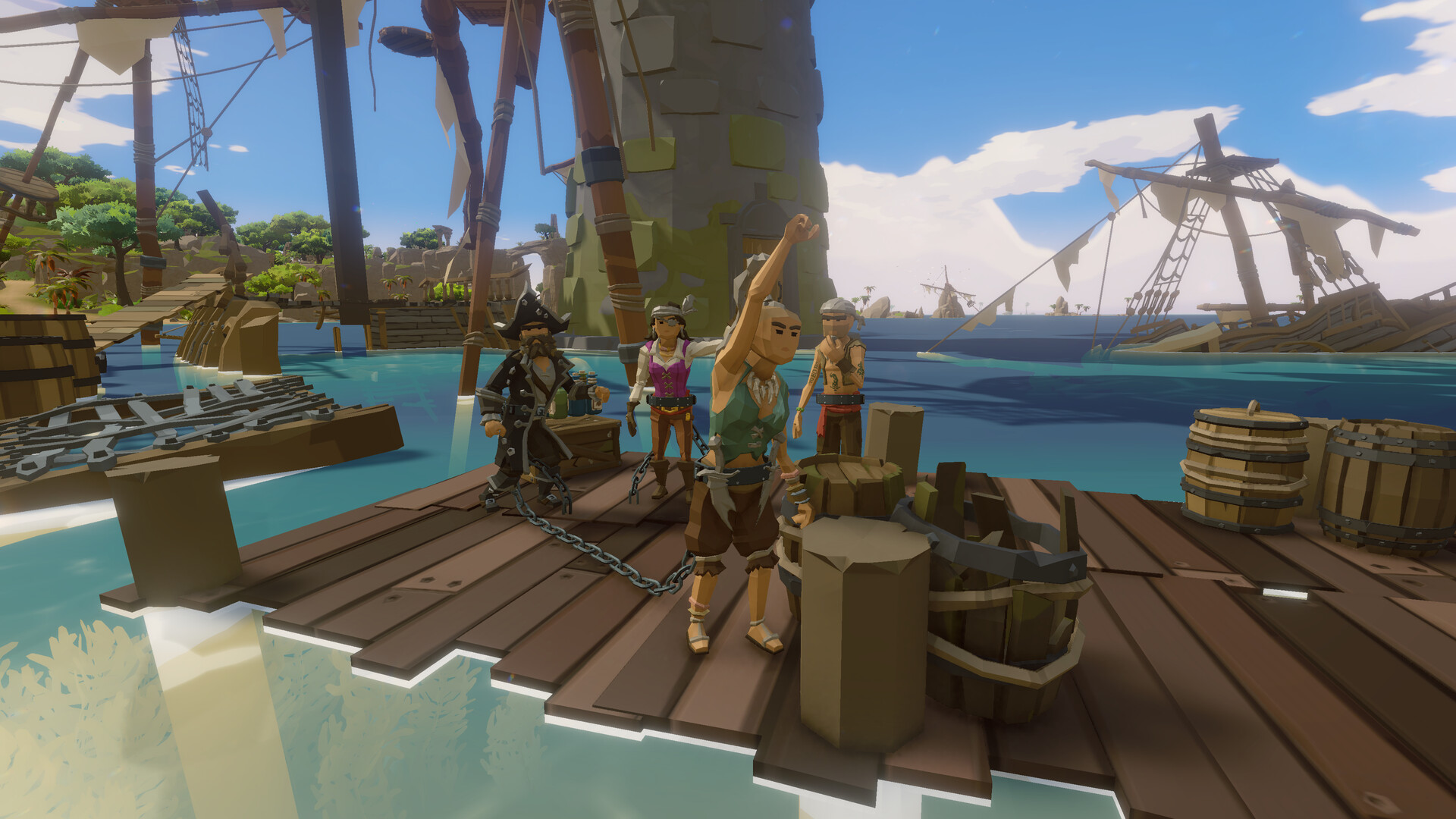 Chained Pirates Together скриншоты