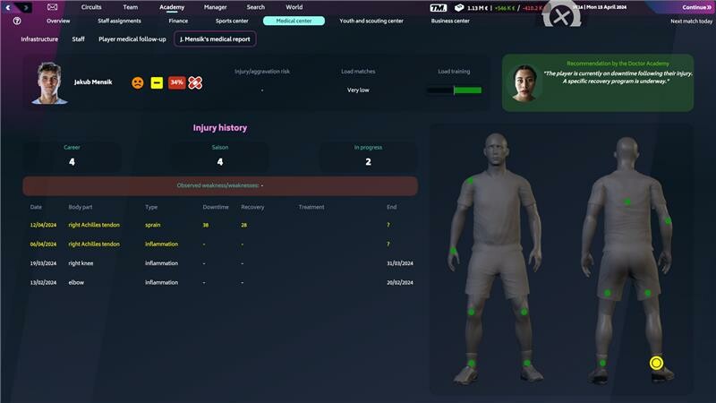 Tennis Manager 2024