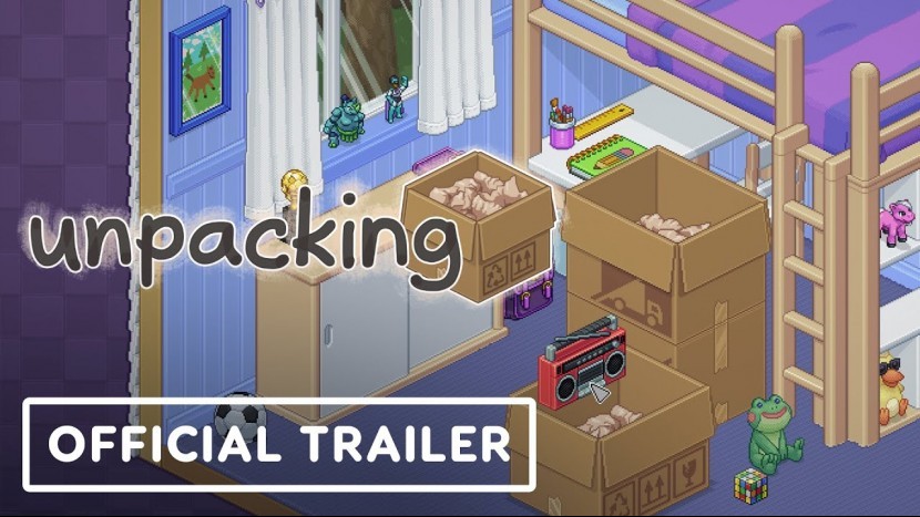 Unpacking трейлер игры