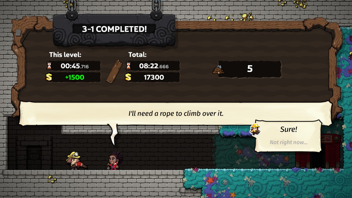 шорткаты Spelunky 2