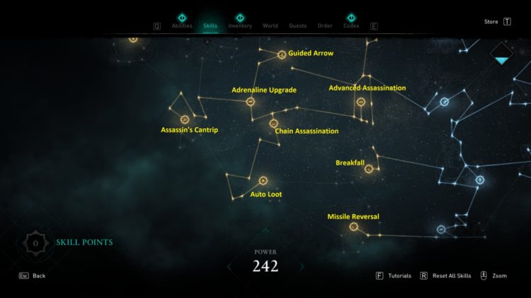 навыки прокачка Assassin's Creed: Valhalla