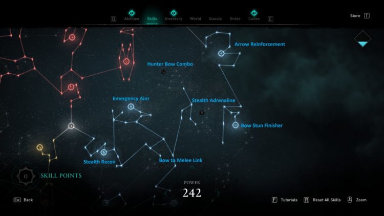 навыки прокачка Assassin's Creed: Valhalla
