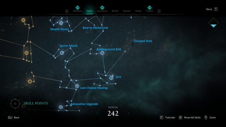 навыки прокачка Assassin's Creed: Valhalla