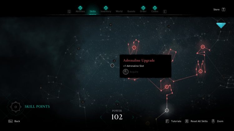 навыки прокачка Assassin's Creed: Valhalla