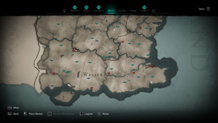 расположение сокровищ Assassin's Creed: Valhalla