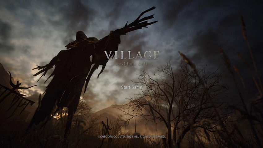главное меню Resident Evil Village