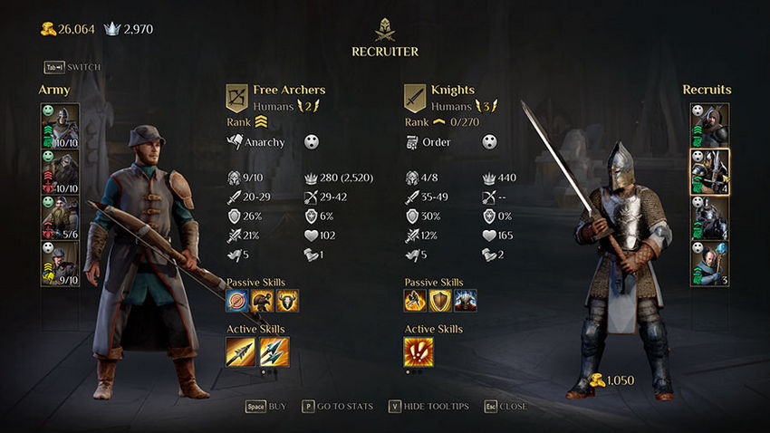 юниты King's Bounty 2
