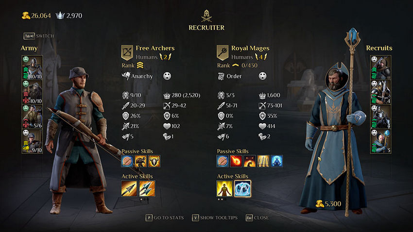 юниты King's Bounty 2