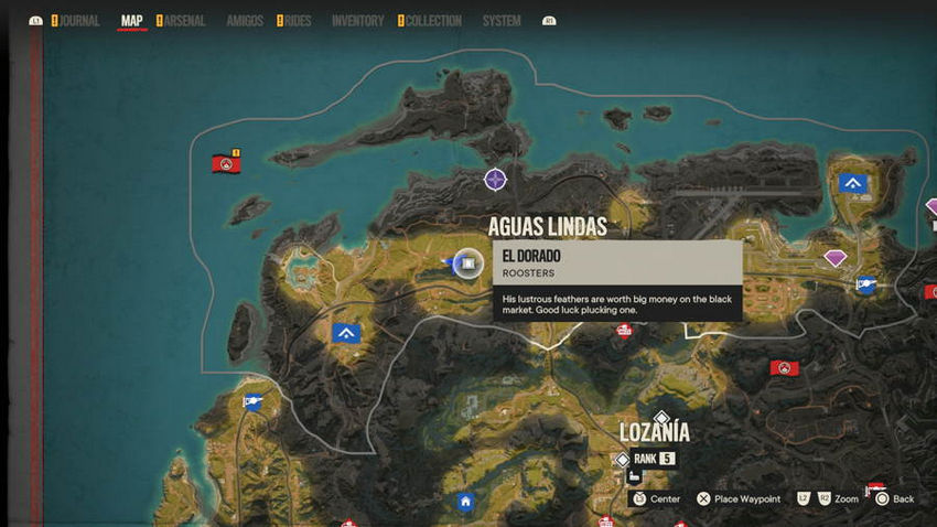 петухи Far Cry 6 на карте