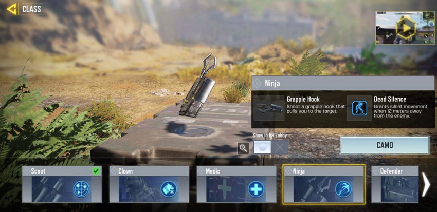 классы Call of Duty Mobile