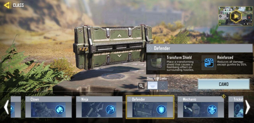 классы Call of Duty Mobile