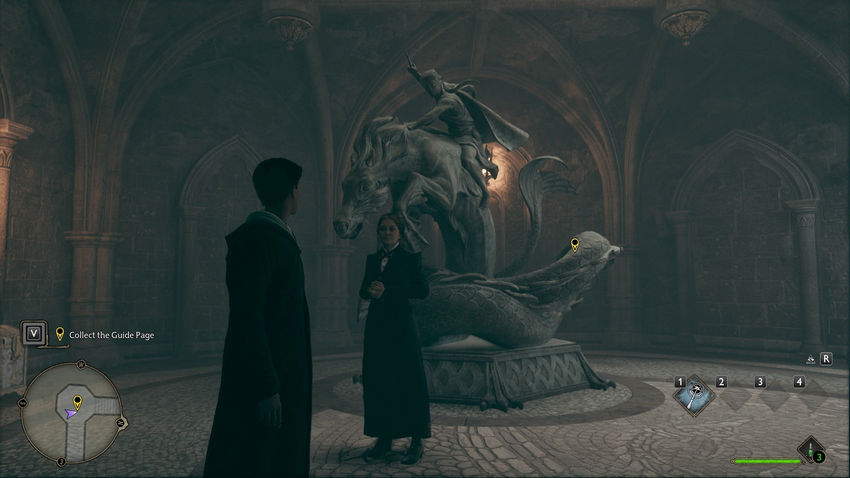 страницы полевого руководства Hogwarts Legacy Ревелио