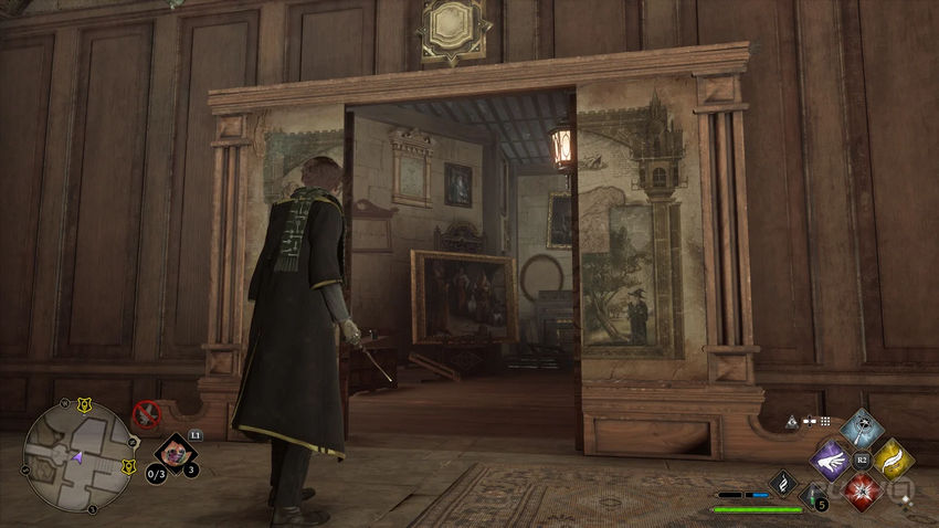 страницы полевого руководства Hogwarts Legacy Люмос