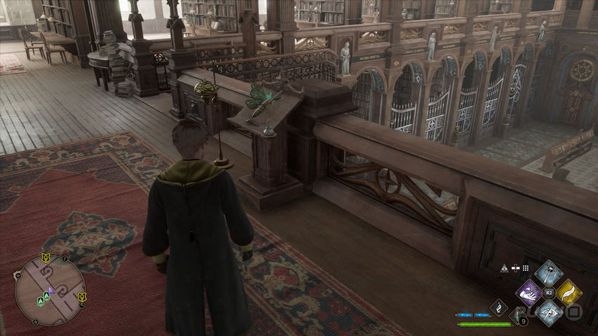 страницы полевого руководства Hogwarts Legacy Люмос