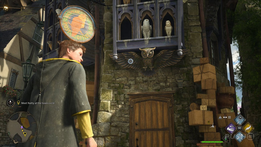 страницы полевого руководства Hogwarts Legacy в Хогсмиде