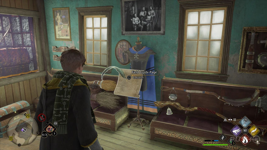 страницы полевого руководства Hogwarts Legacy в Хогсмиде