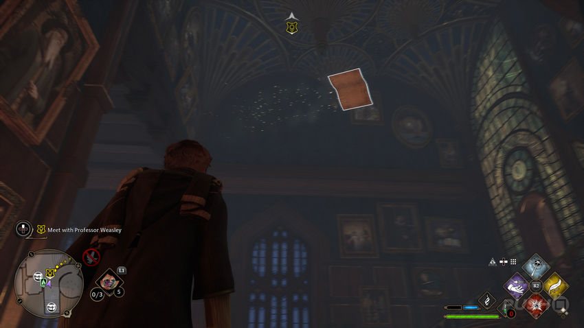 страницы полевого руководства Hogwarts Legacy Акцио