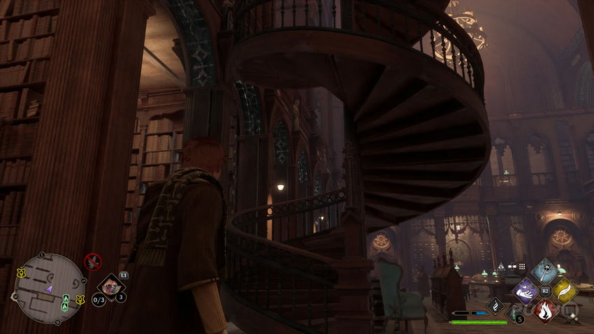 страницы полевого руководства Hogwarts Legacy Акцио