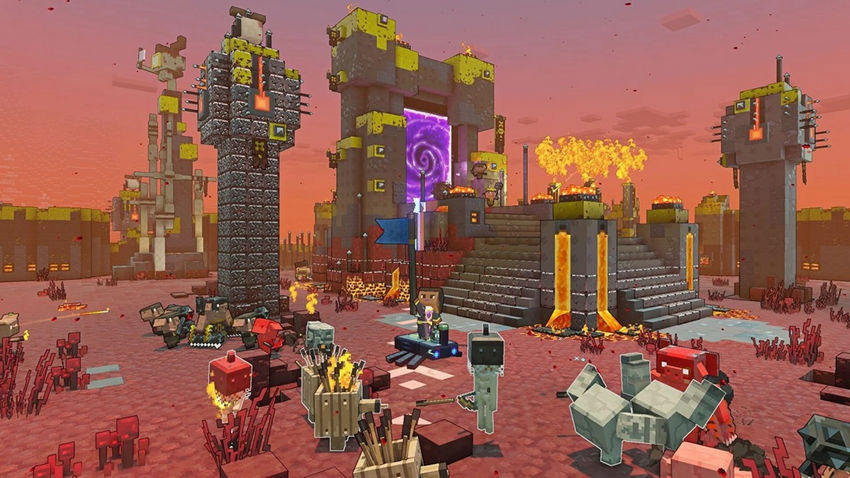 победить Орду Бастиона Minecraft Legends