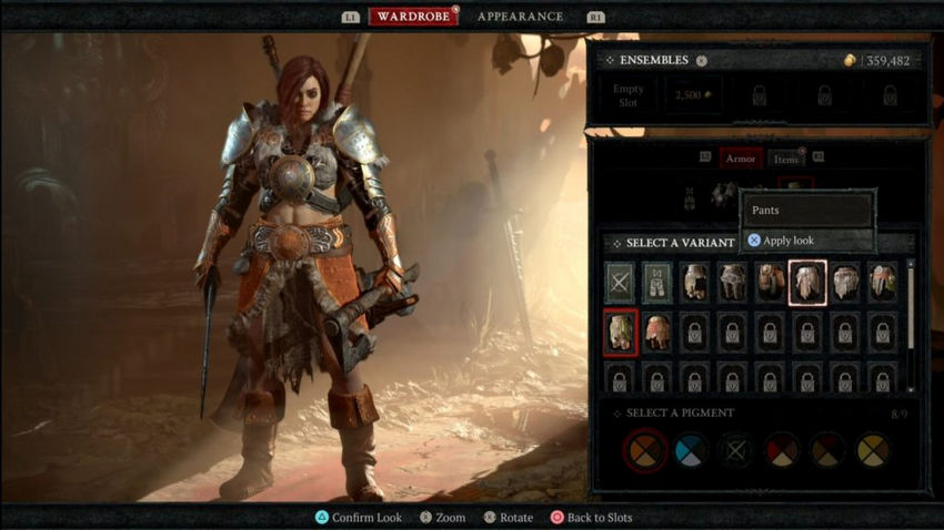 Diablo 4. Внешний вид персонажа