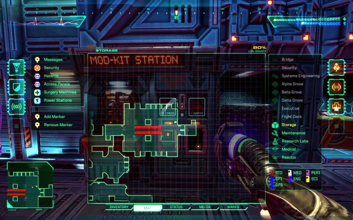 System Shock Remake. Модификации оружия