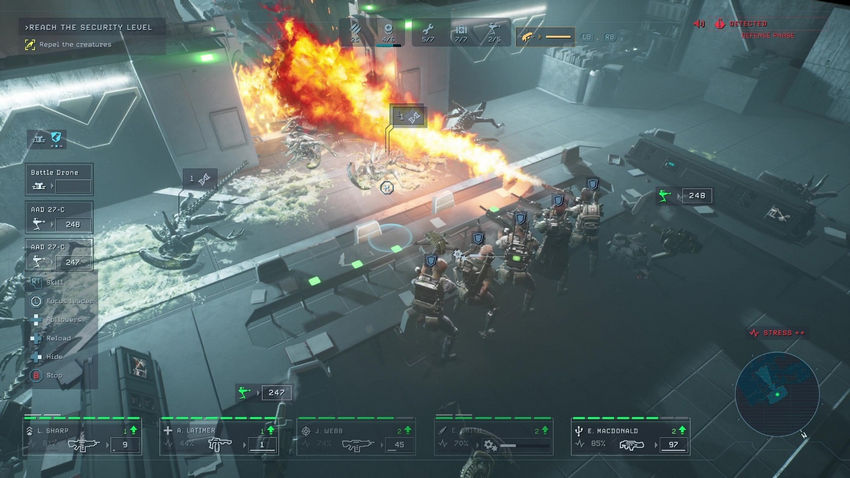 Aliens Dark Descent. Прохождение