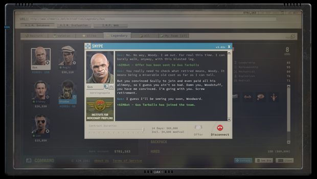 Jagged Alliance 3. Завербовать Гаса Тарболла