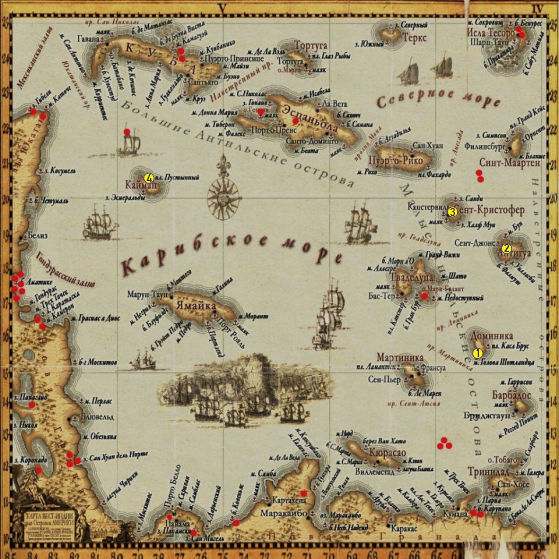 Caribbean Legend. Прохождение