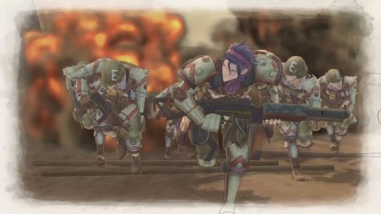 Valkyria Chronicles 4 скриншоты