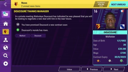Football Manager Mobile 2020 скриншоты