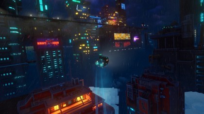 Cloudpunk скриншоты