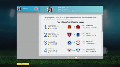 Football, Tactics & Glory скриншоты
