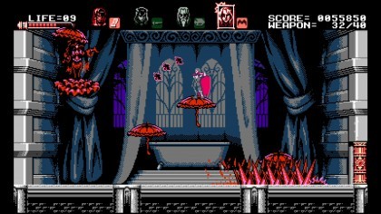 Bloodstained: Curse of the Moon скриншоты