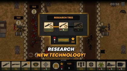 Stickman Trenches игра