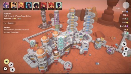 Stellar Settlers: Space Base Builder скриншоты