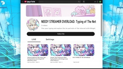 Needy Streamer Overload: Typing of the Net игра