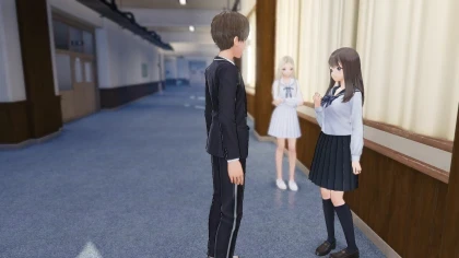 BLUE REFLECTION Quartet скриншоты