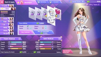 K-pop Idol Stories: Road to Debut скриншоты