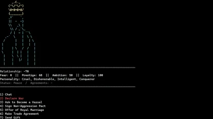Khaldun: Text Based Strategy скриншоты