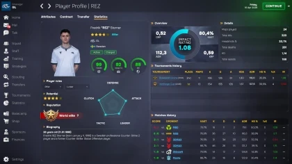 Esports Manager 2026 скриншоты