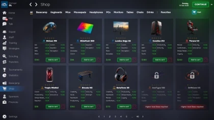 Esports Manager 2026 скриншоты