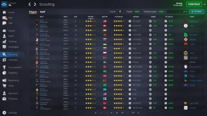 Esports Manager 2026 скриншоты