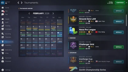 Esports Manager 2026 скриншоты