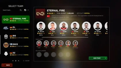 Esports Manager 2026 скриншоты