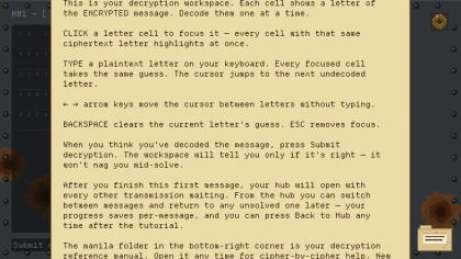 Null Cipher скриншоты