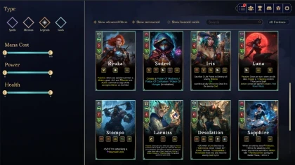 Ariokan - create your cards, break the Meta скриншоты