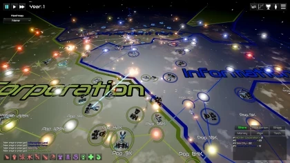 GalactiWar - Empire Simulator скриншоты